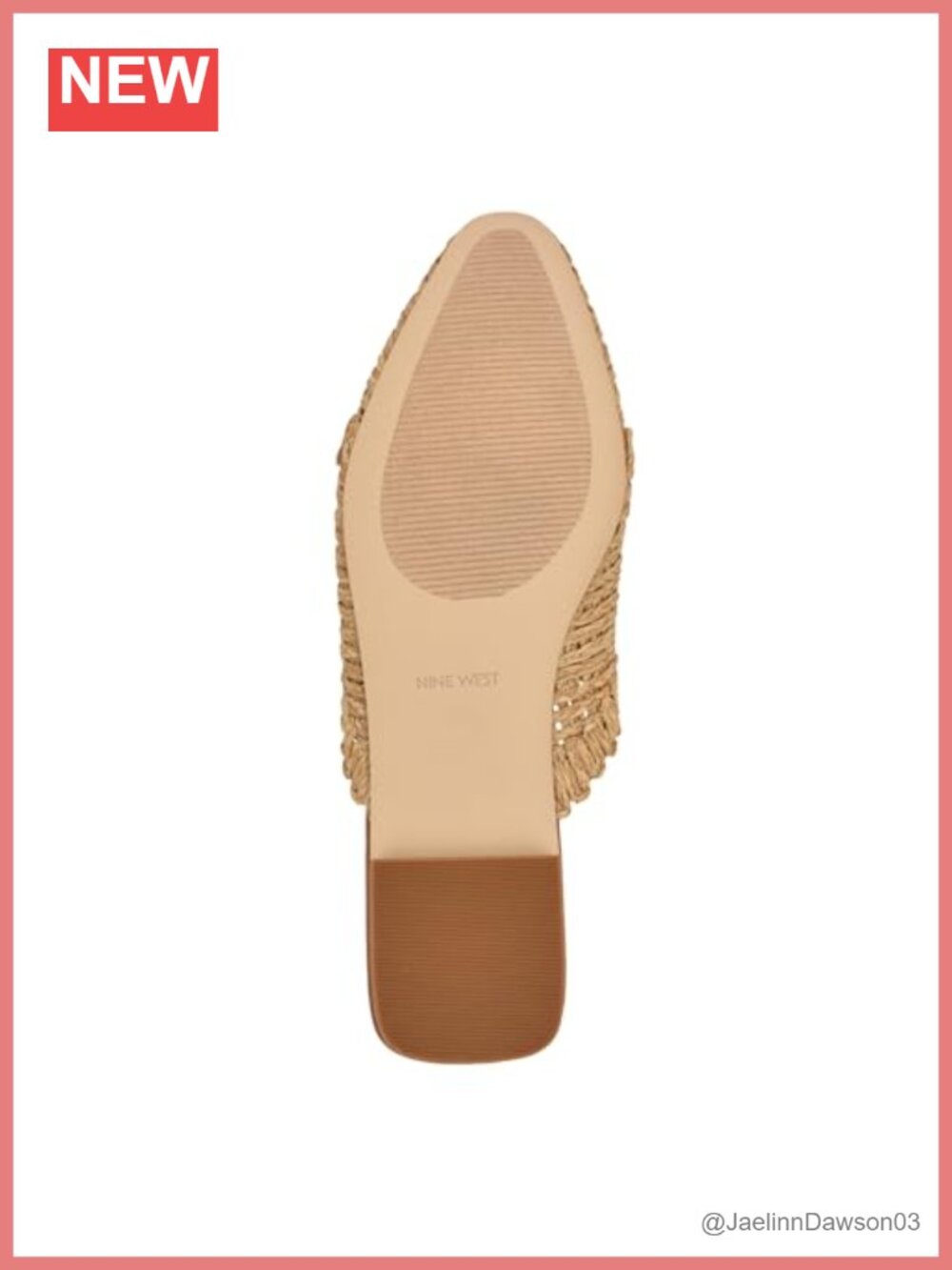 Nine West Women's Cleigha Pointy Toe Mules - Sli p-On PU Leather - Picture 3 of 6